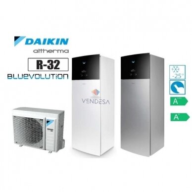 Daikin Altherma šilumos siurblys 6,41 kW, ERGA04EAV3 + EHVH04S18EA6V