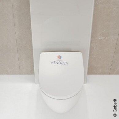 Geberit iCon Compact pakabinamas WC su lėtaeigiu greito nuėmimo dangčiu, baltas matinis 2