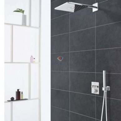 GROHE SMARTCONTROL CUBE 310, sienoje montuojama termostatinė dušo sistema