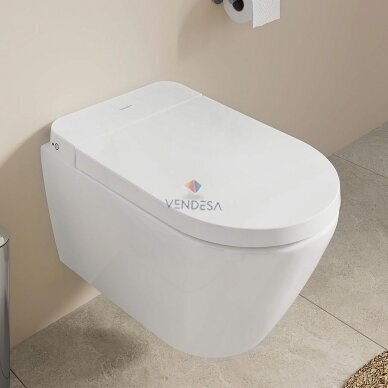 Pakabinamas WC su bidė funkcija Duravit SensoWash D-Neo Compact 2