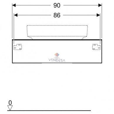 Spintelė VariForm 90cm, ąžuolo spalva 3