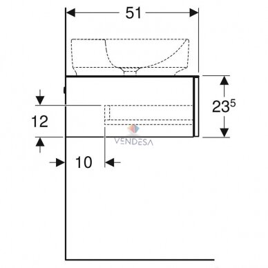 Spintelė VariForm 90cm, ąžuolo spalva 4