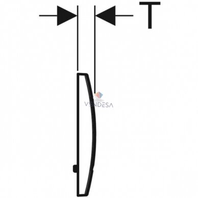 Vandens nuleidimo mygtukas Geberit DELTA 30 2