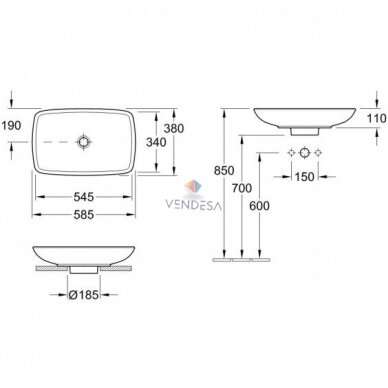 Villeroy&Boch baldinis praustuvas 585x380 Loop&Friends 1